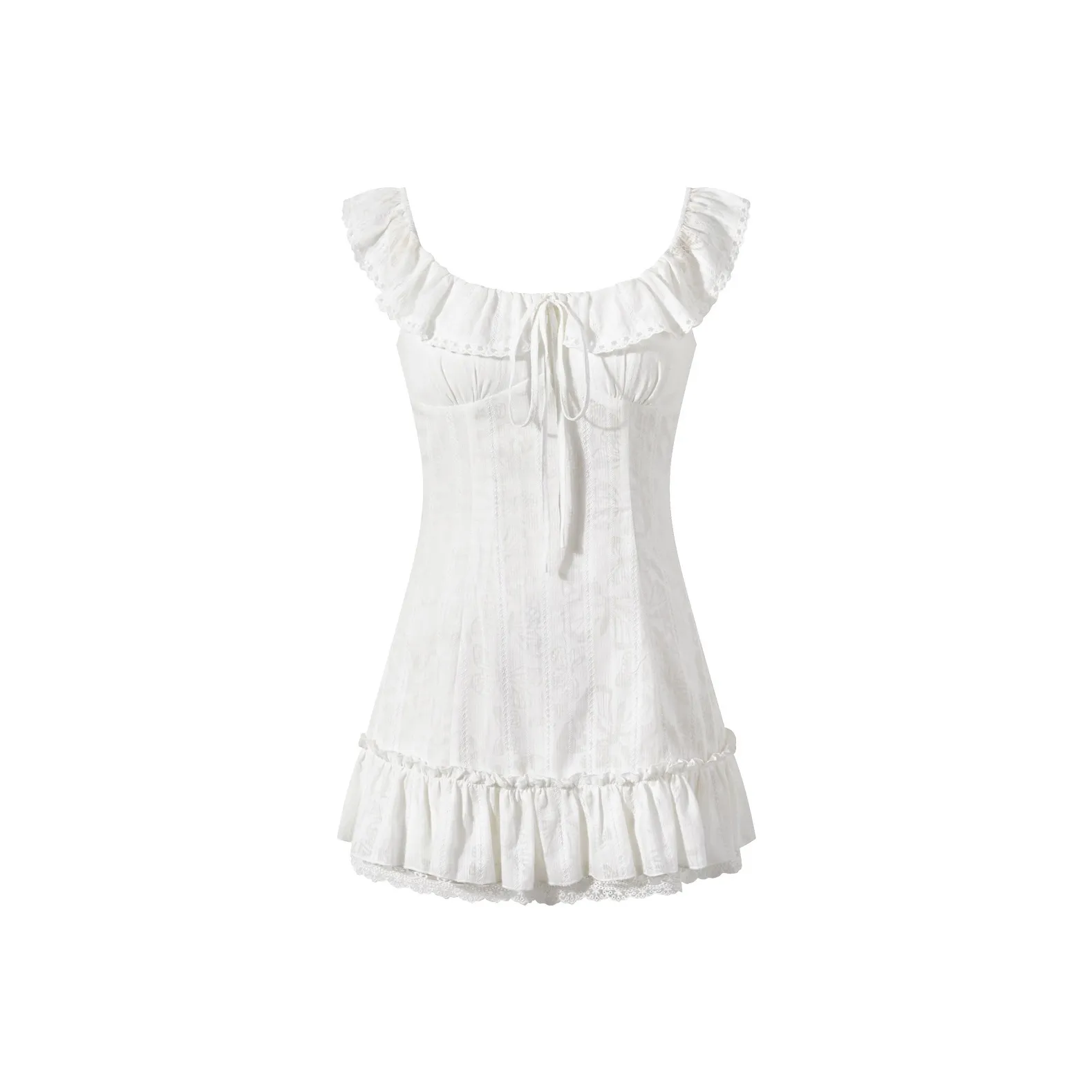 POPO.INFO Короткое платье с короткими рукавами женское