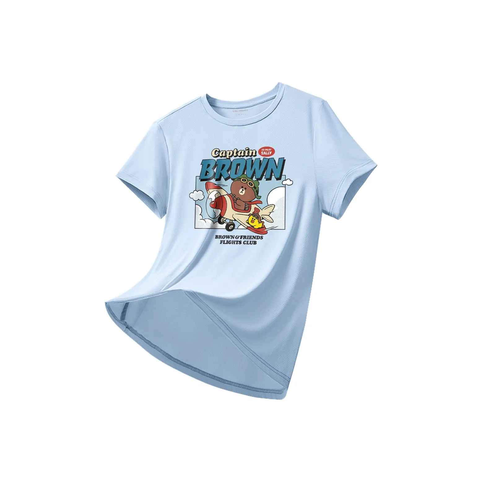 LINE FRIENDS Бурый медведь T-рубашка унисекс