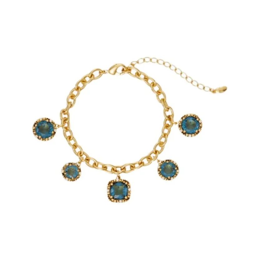 Fellala Сплав Браслеты Женские Синий