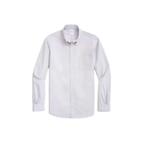 Brooks Brothers 0007 Серый Мужские Рубашки