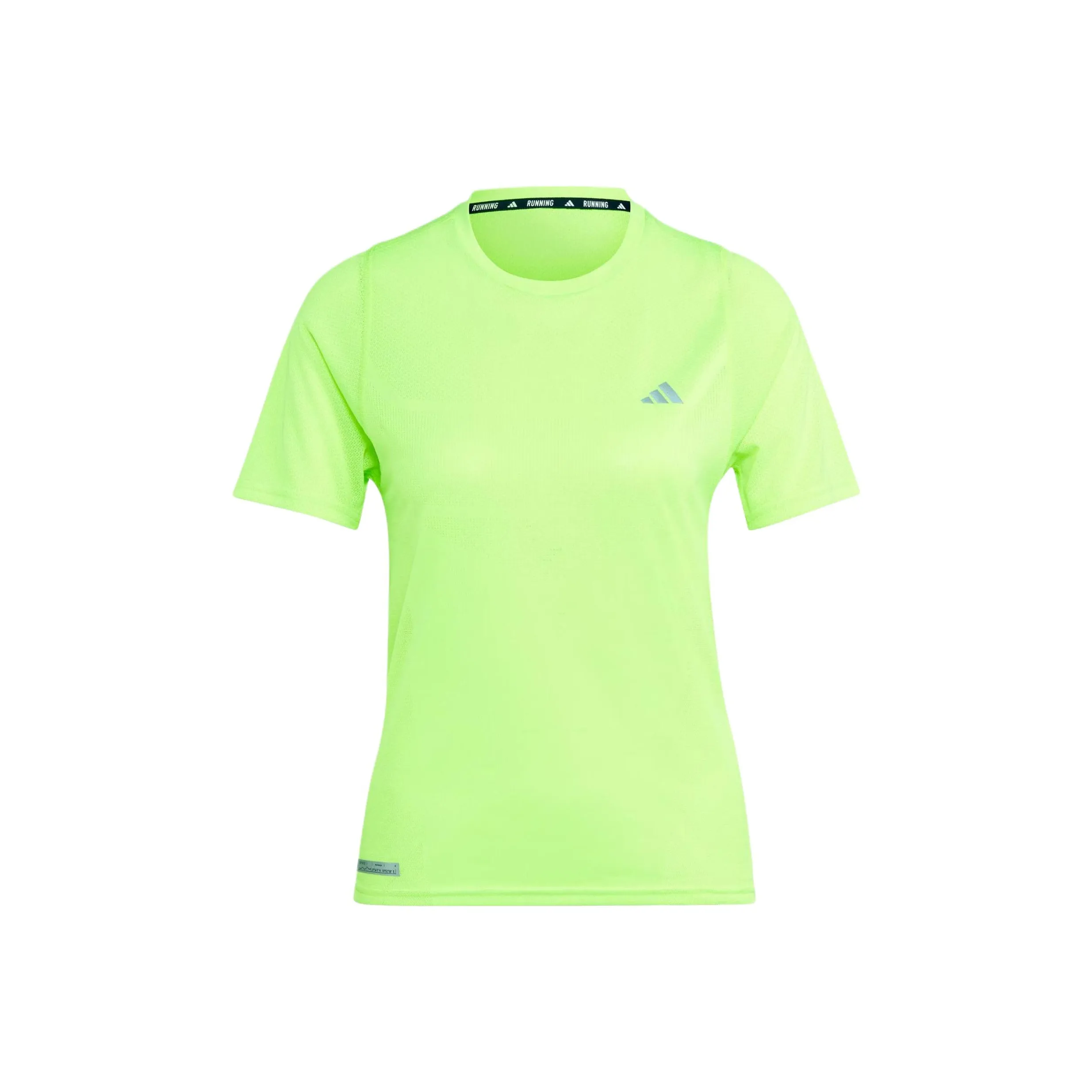 Adidas Бег Т-Рубашка Женская Яркая Лимонная