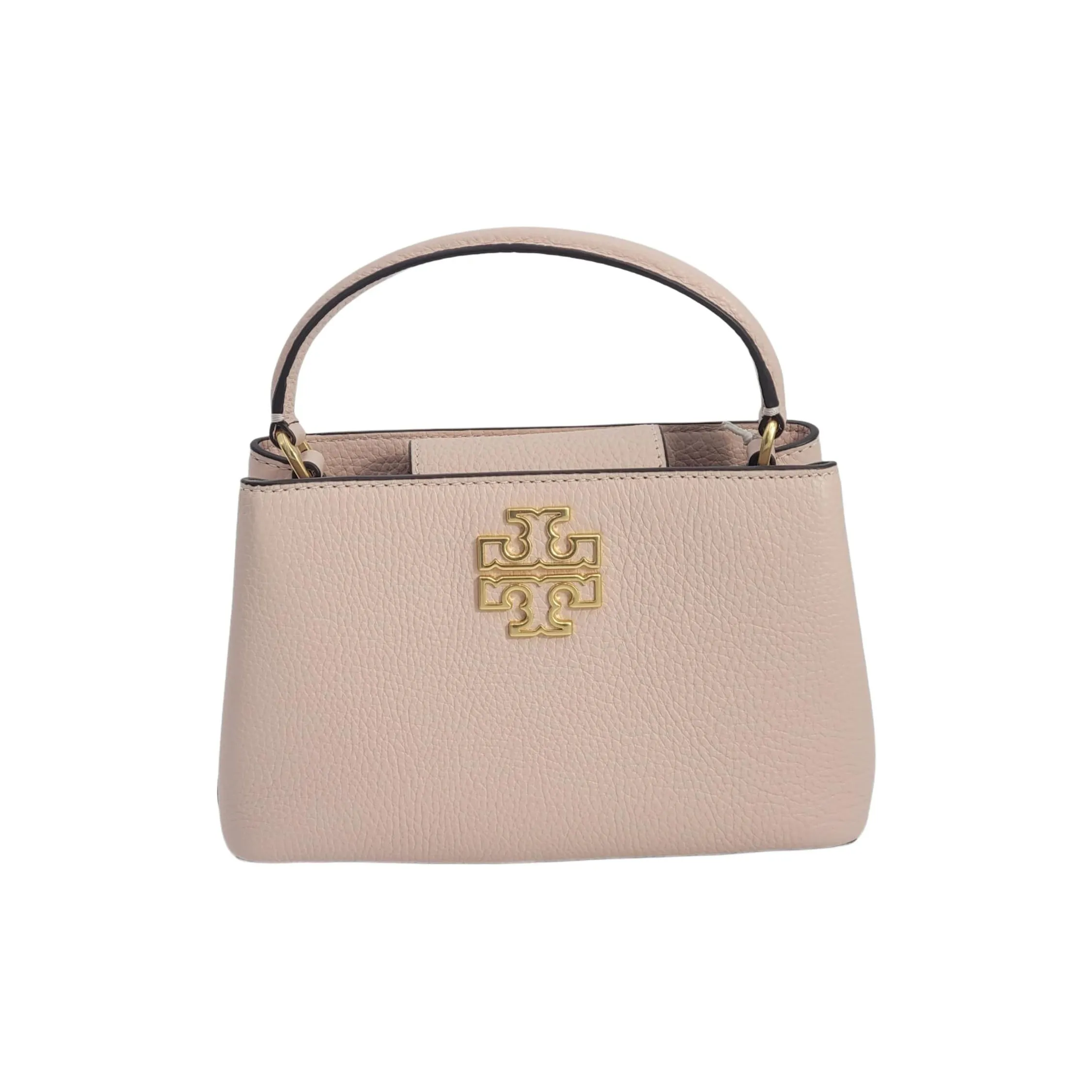 TORY BURCH Britten Leather Handbag Women's Pink