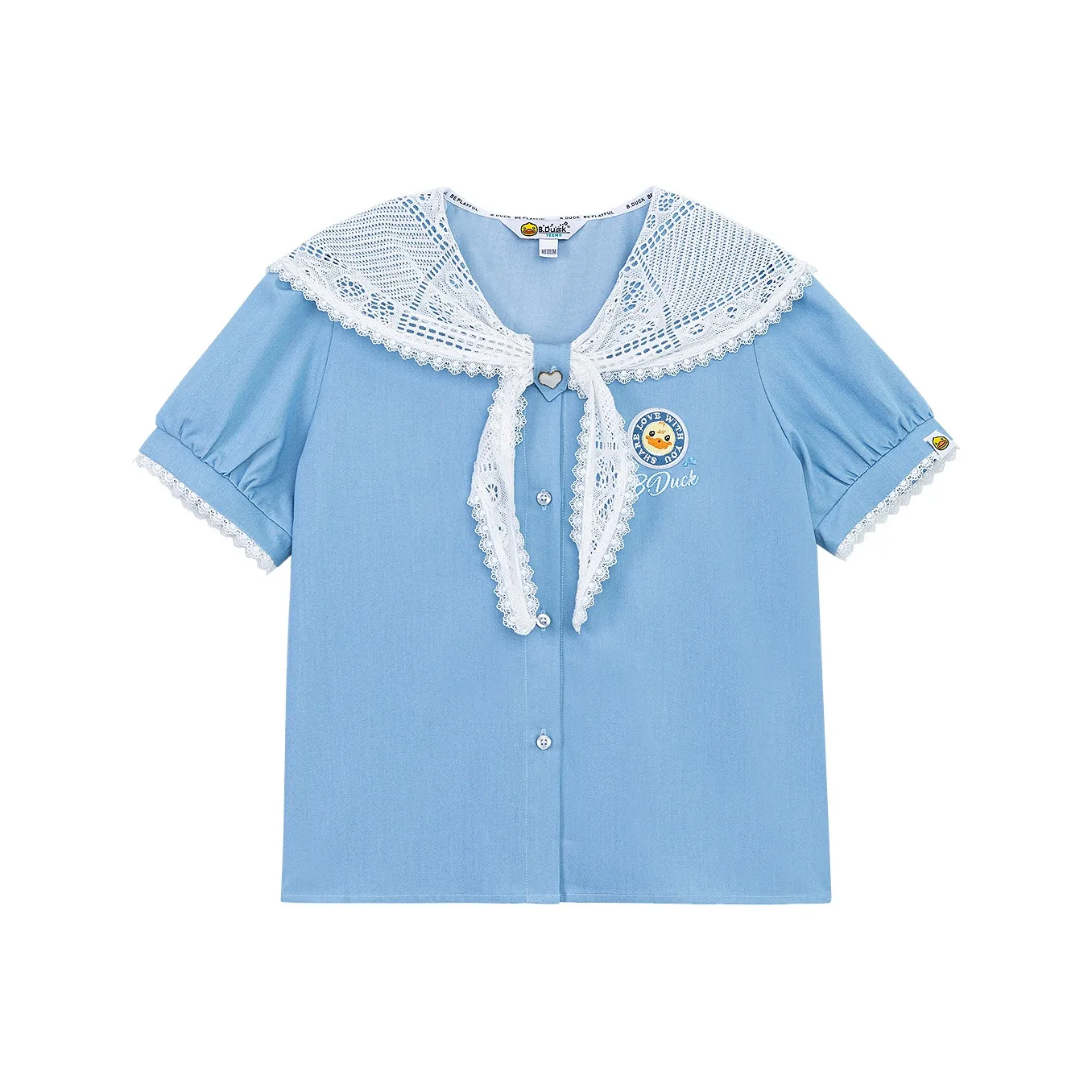 B.Duck Светло-синие Женские Рубашки