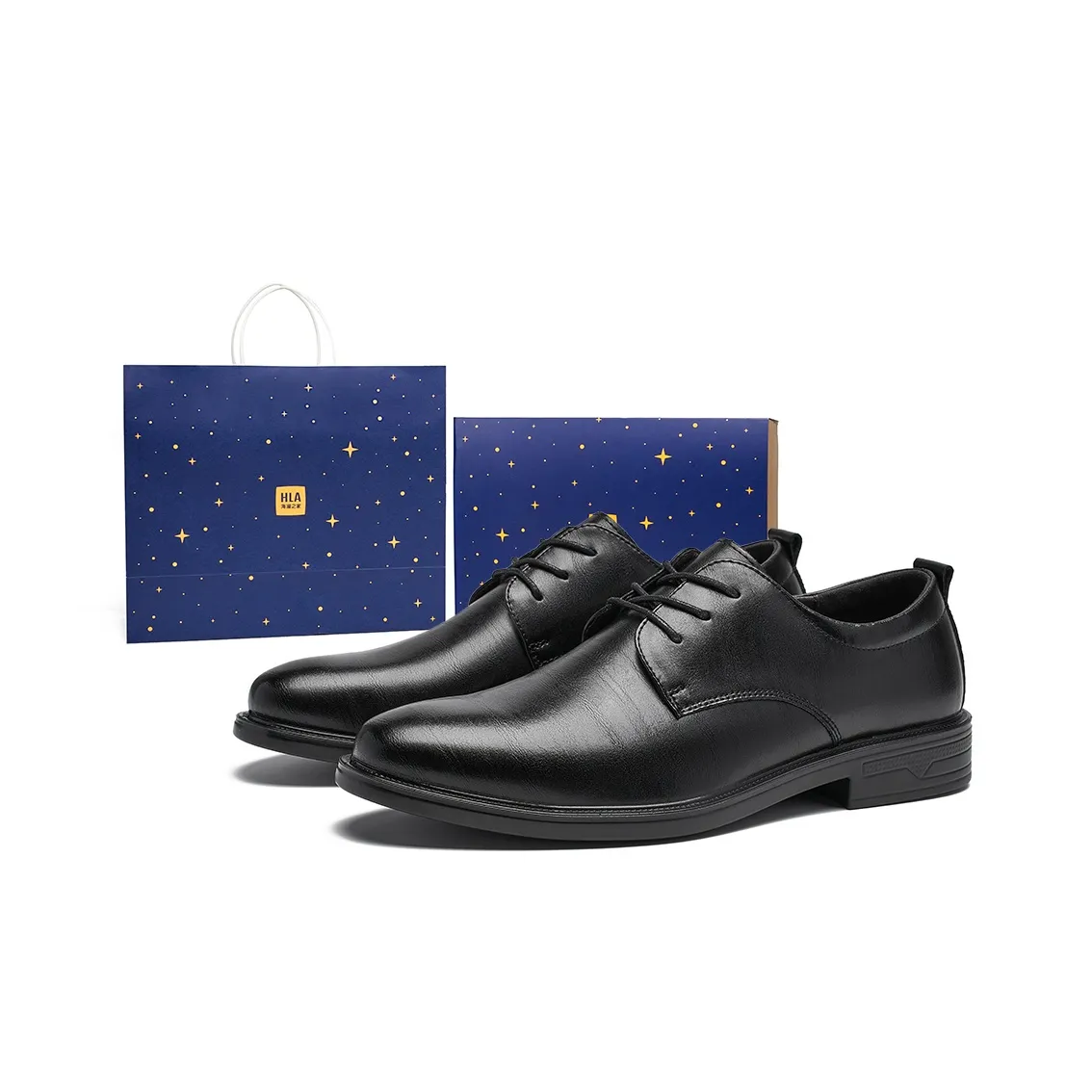 HLA Dress Shoes Men's Low Top Black