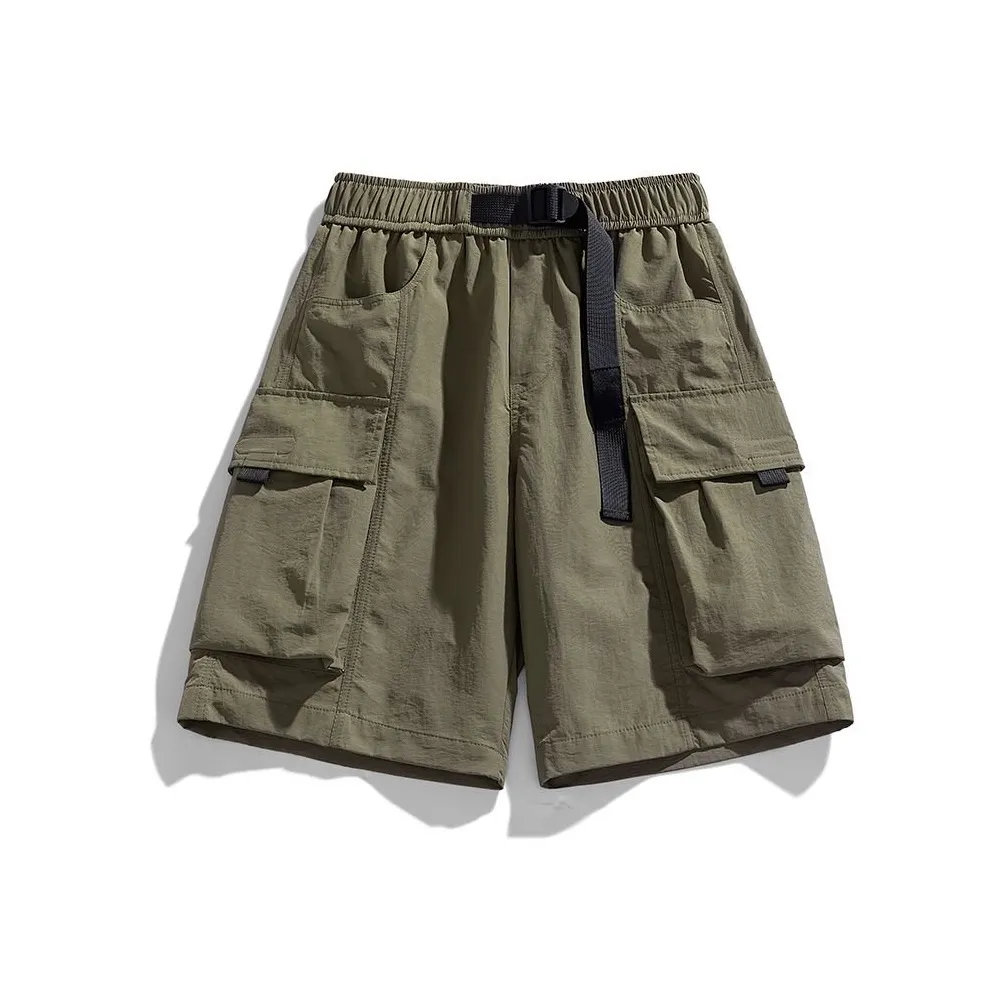 FUMBLE Армейский зеленый Унисекс Повседневные шорты