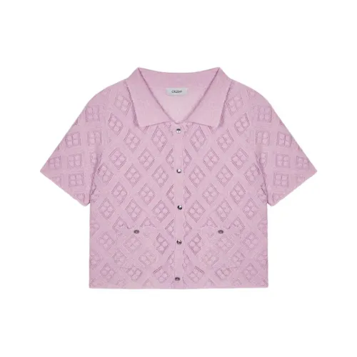 CRUSH COLLECTION Нежно-розовые Женские Рубашки