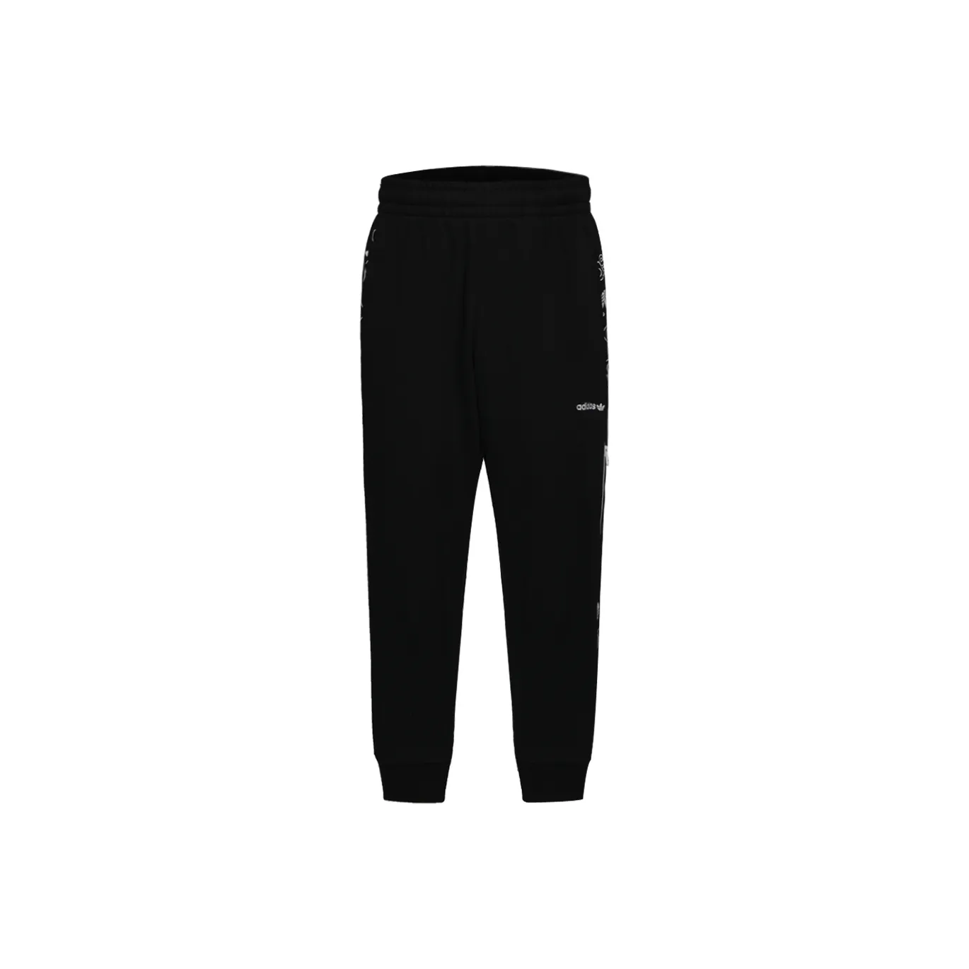 Adidas Originals GRAPHICS 3/4 OP Knitted Sports Pants Men's Black