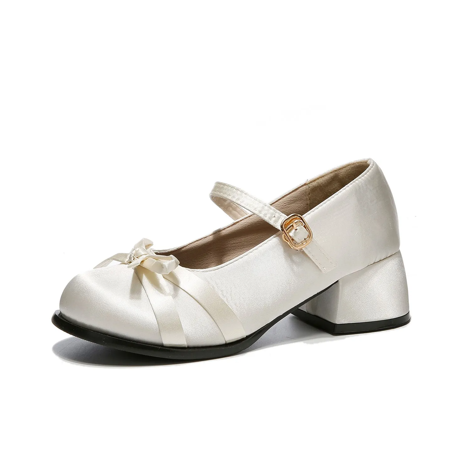 Komanic Mary Jane Shoes Женские Ecru