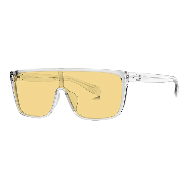 BOLON Plate Frame TR/Memory Plastic Aviator Sunglasses Unisex White