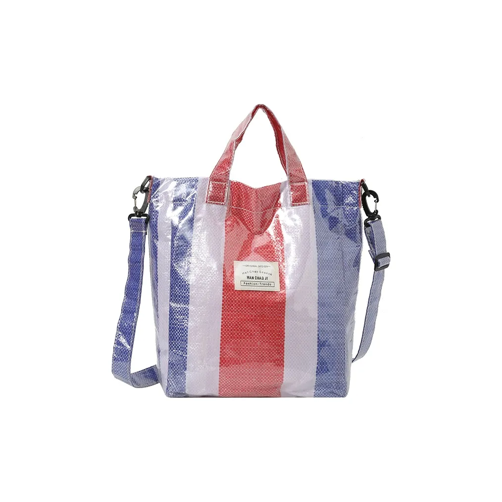 CAREELL PVC Одно Плечо Сумка Стандартная Унисекс Красная Синяя