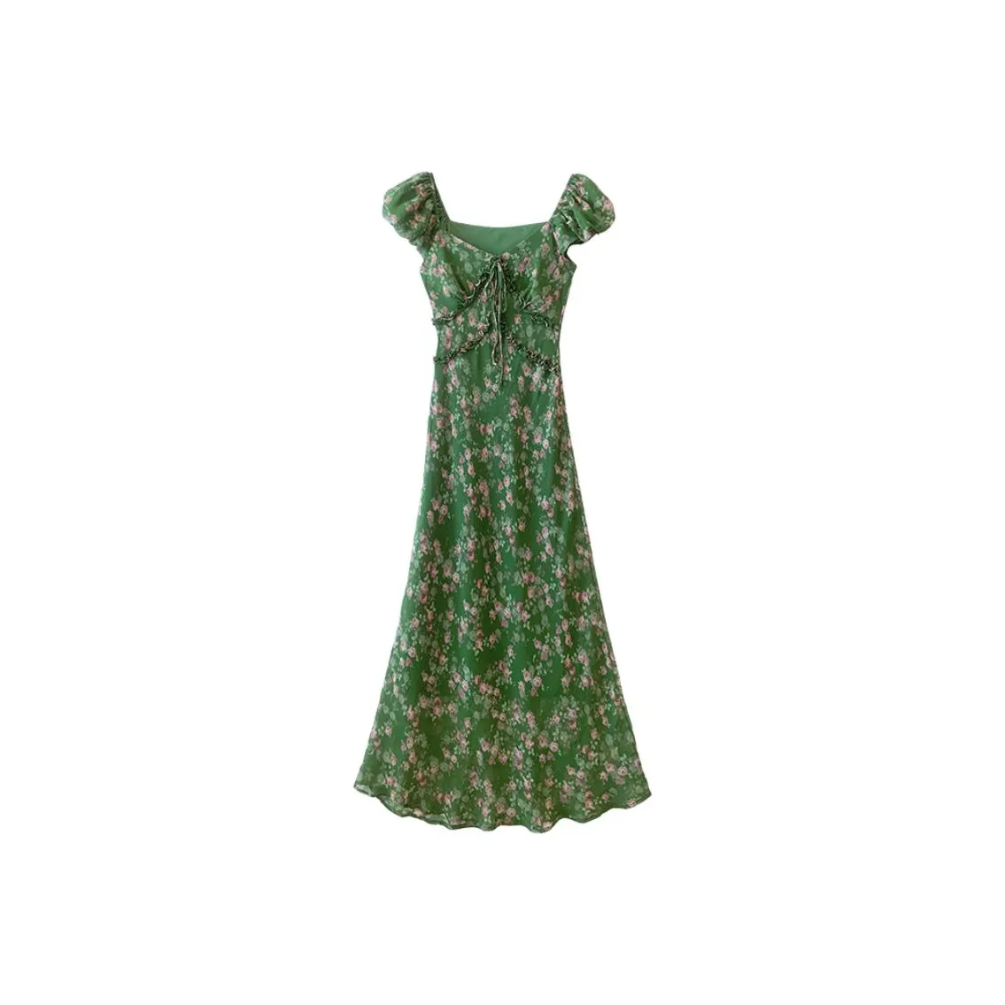 OUBO Зеленые Женские Слиплатья