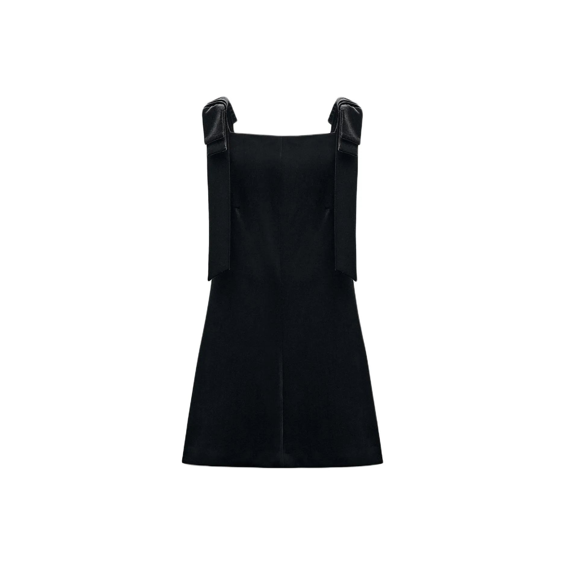 ZARA Черные Женские Платья без рукавов