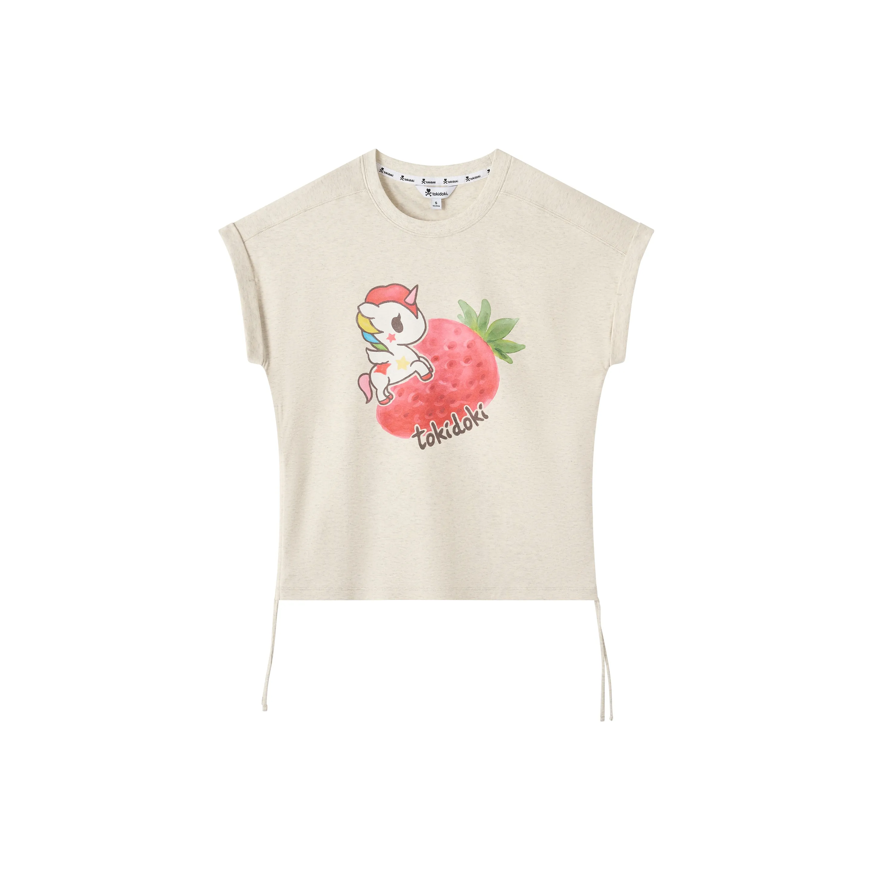 Tokidoki Светло-пшеничный серый Женские футболки