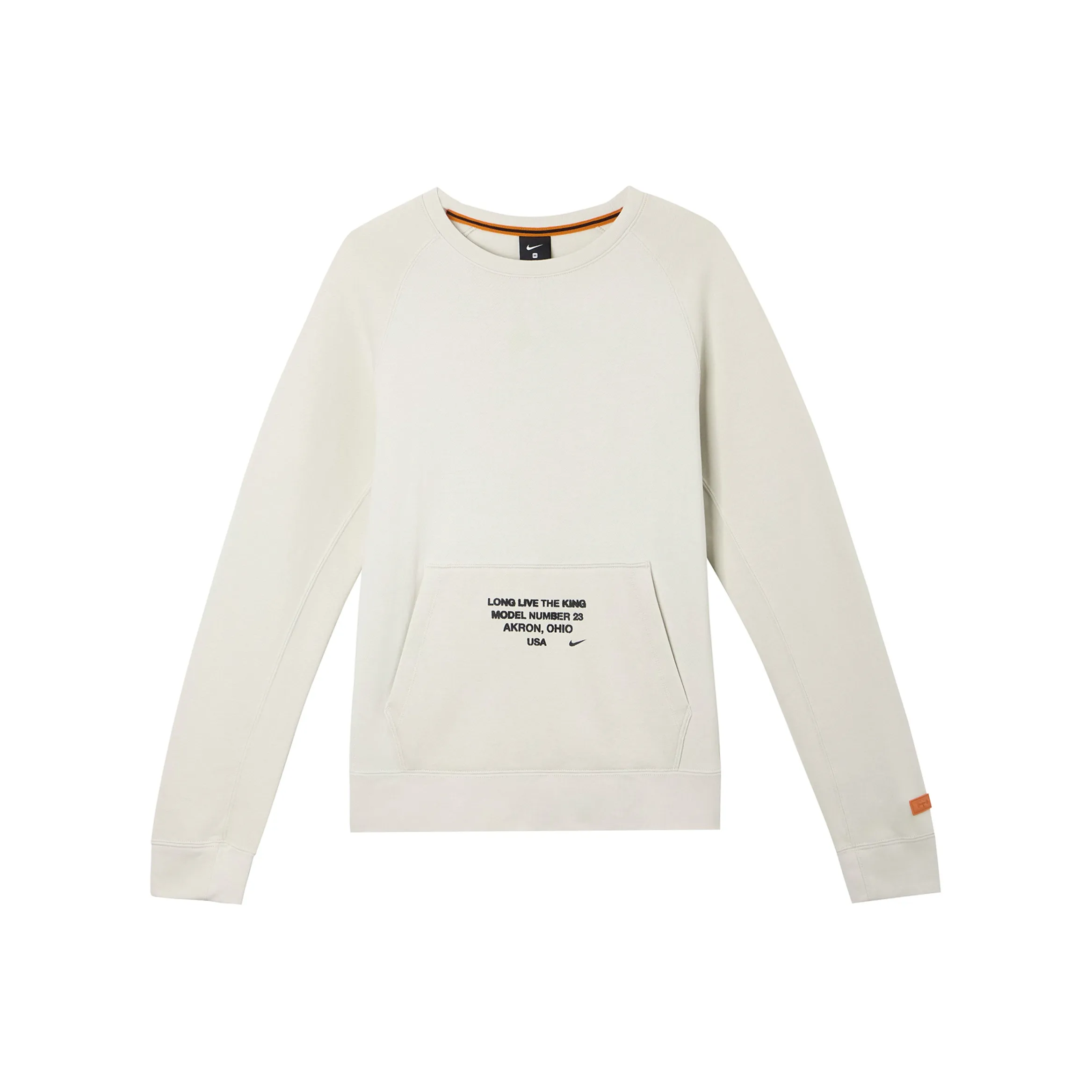 Nike AS LeBron M NK LS CREW SWEATSHIRT Мужской Бежевый