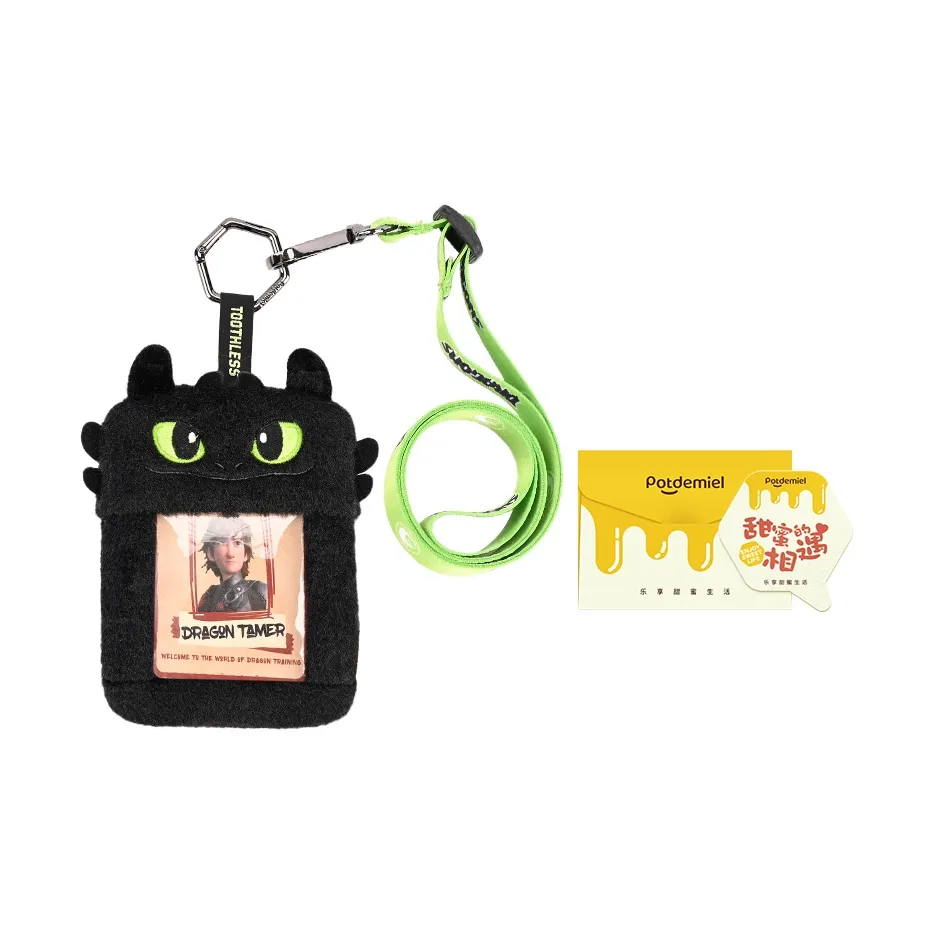 POTDEMIEL Полиэстер IP Merchandise Картхолдер Унисекс Черный