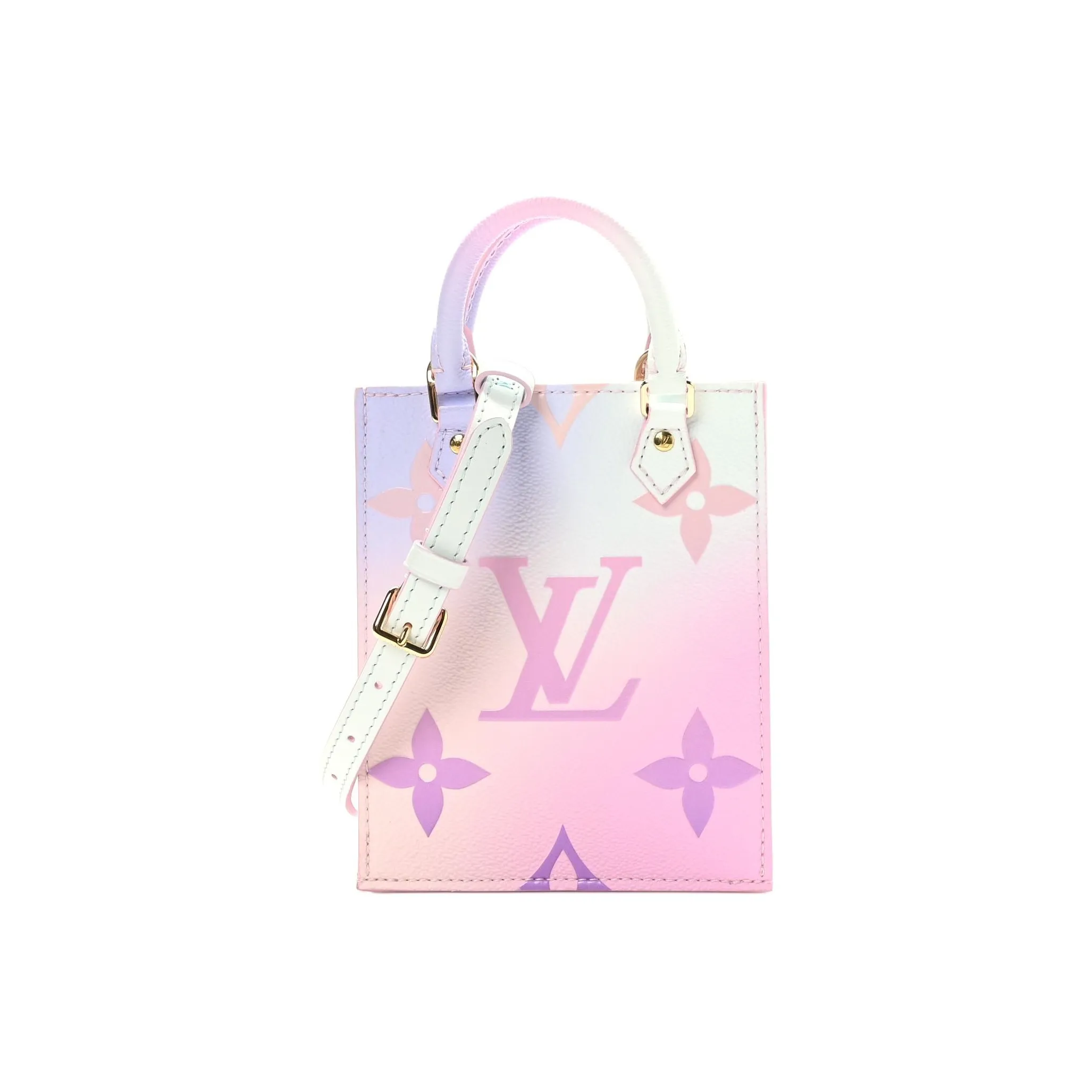LOUIS VUITTON Petit Sac Plat Sunrise Pastel