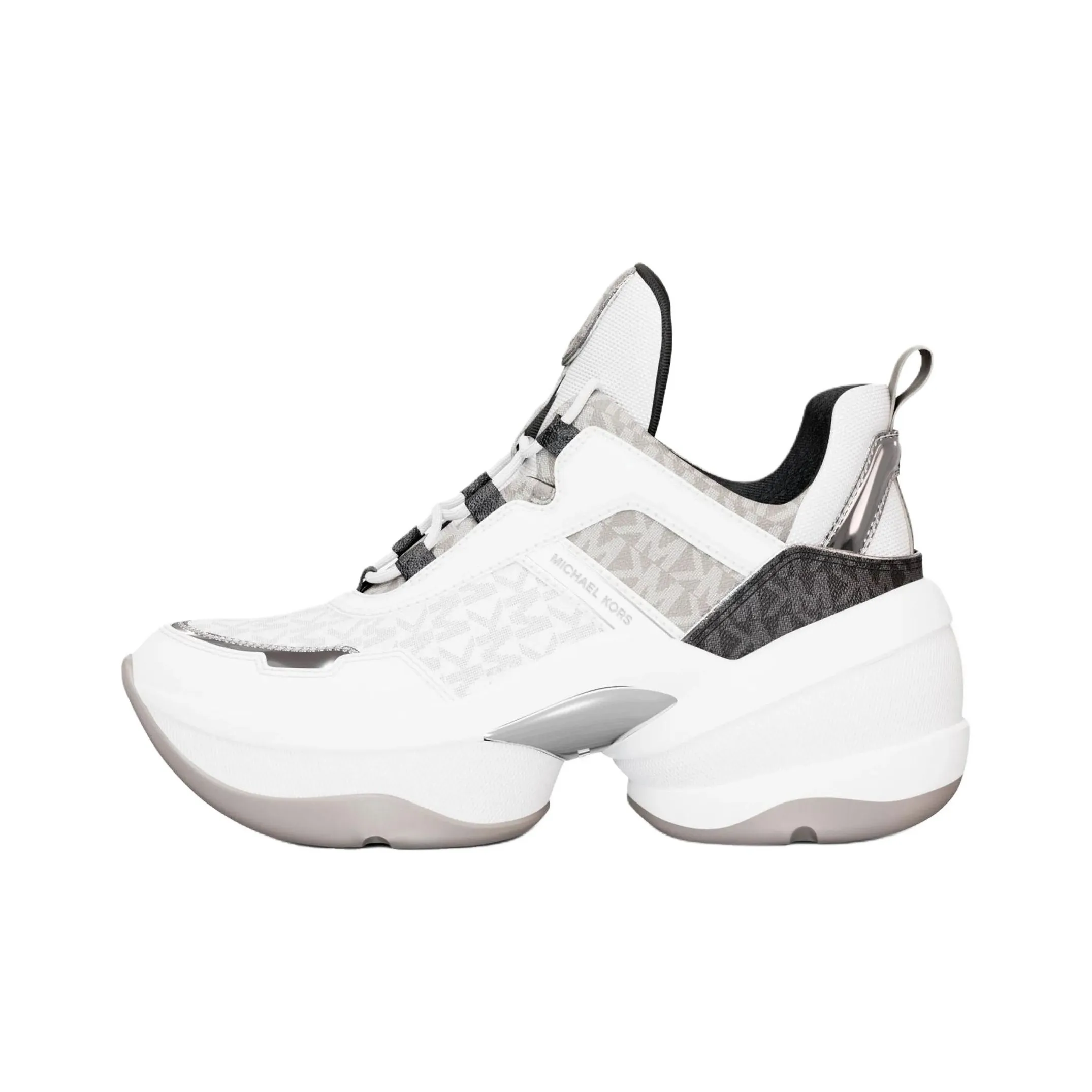 MICHAEL KORS OLYMPIA Low Топ Толстоподошвенные кроссовки Женские Белые