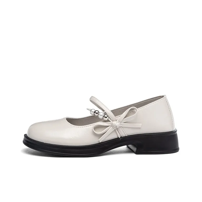 Warrior Туфли Мэри Джейн Женские Бежевые