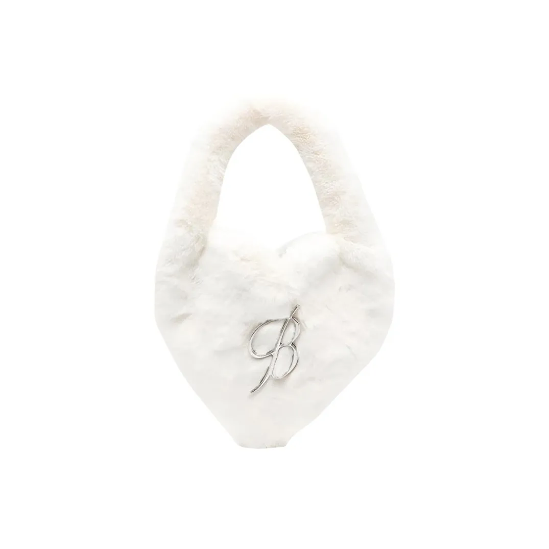 Blumarine Logo Plaque Heart Shape Shoulder Bag
