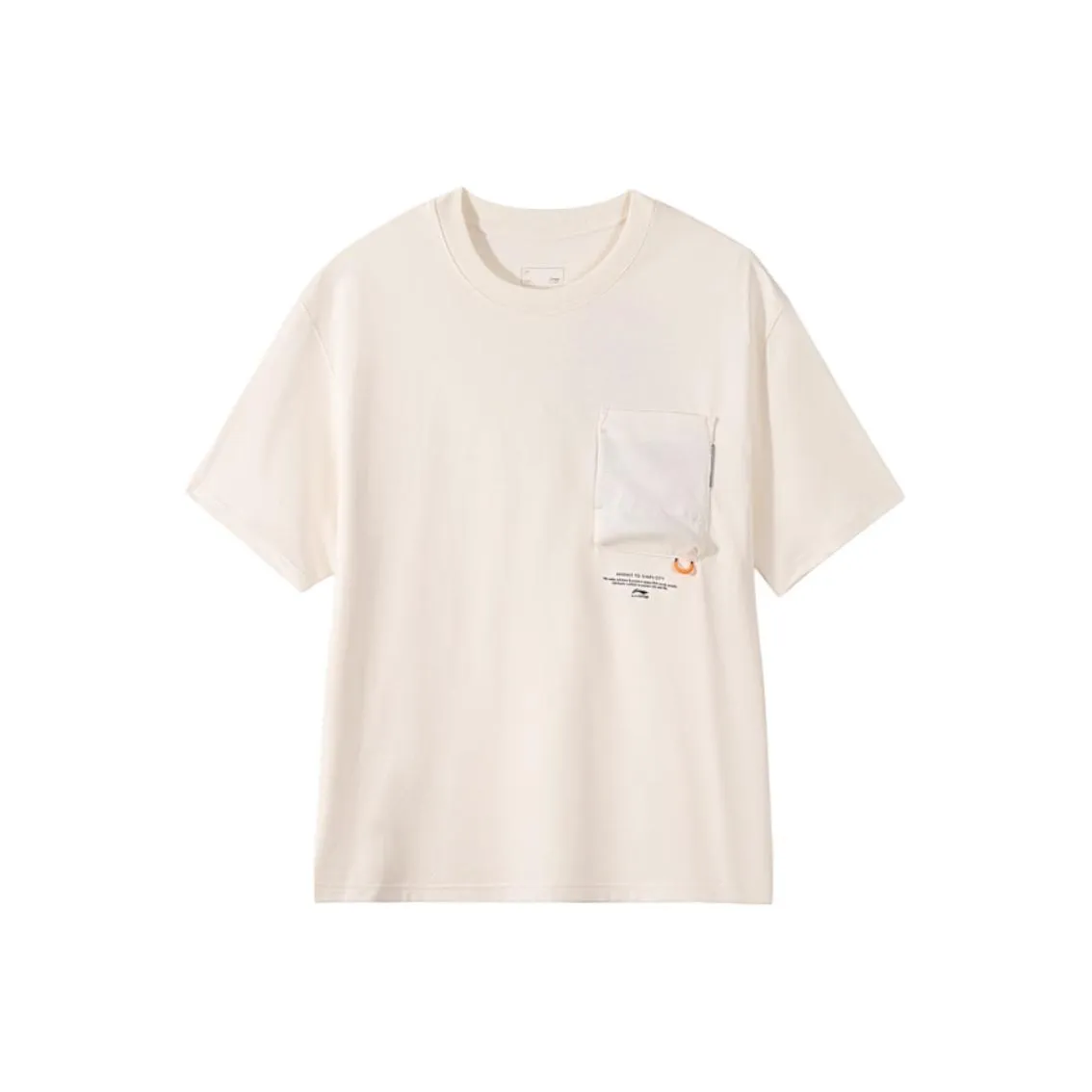 LINING Mother Of Pearl White Men's T-Shirts