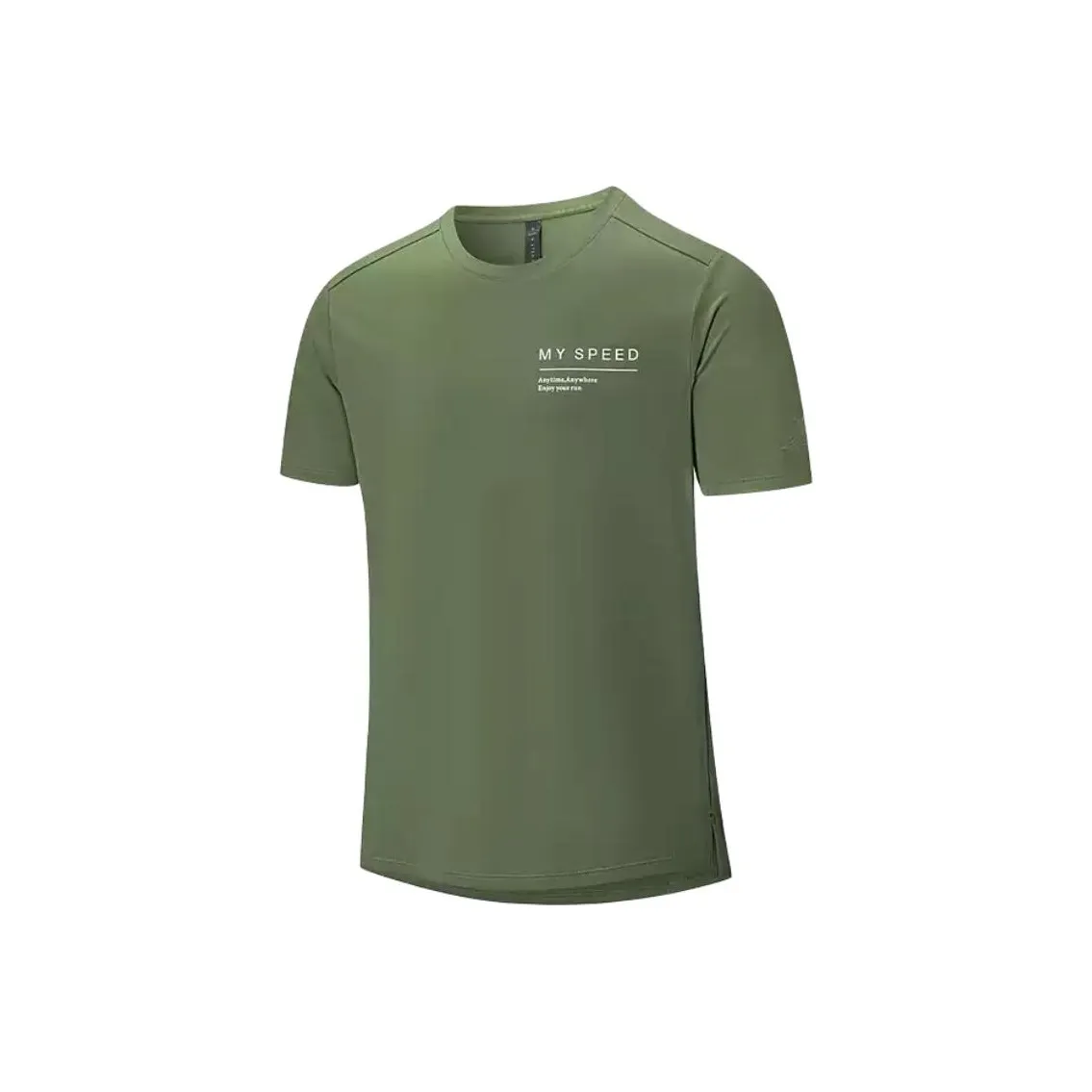 XTEP Бамбуковый лист Зеленый Мужская T-рубашка