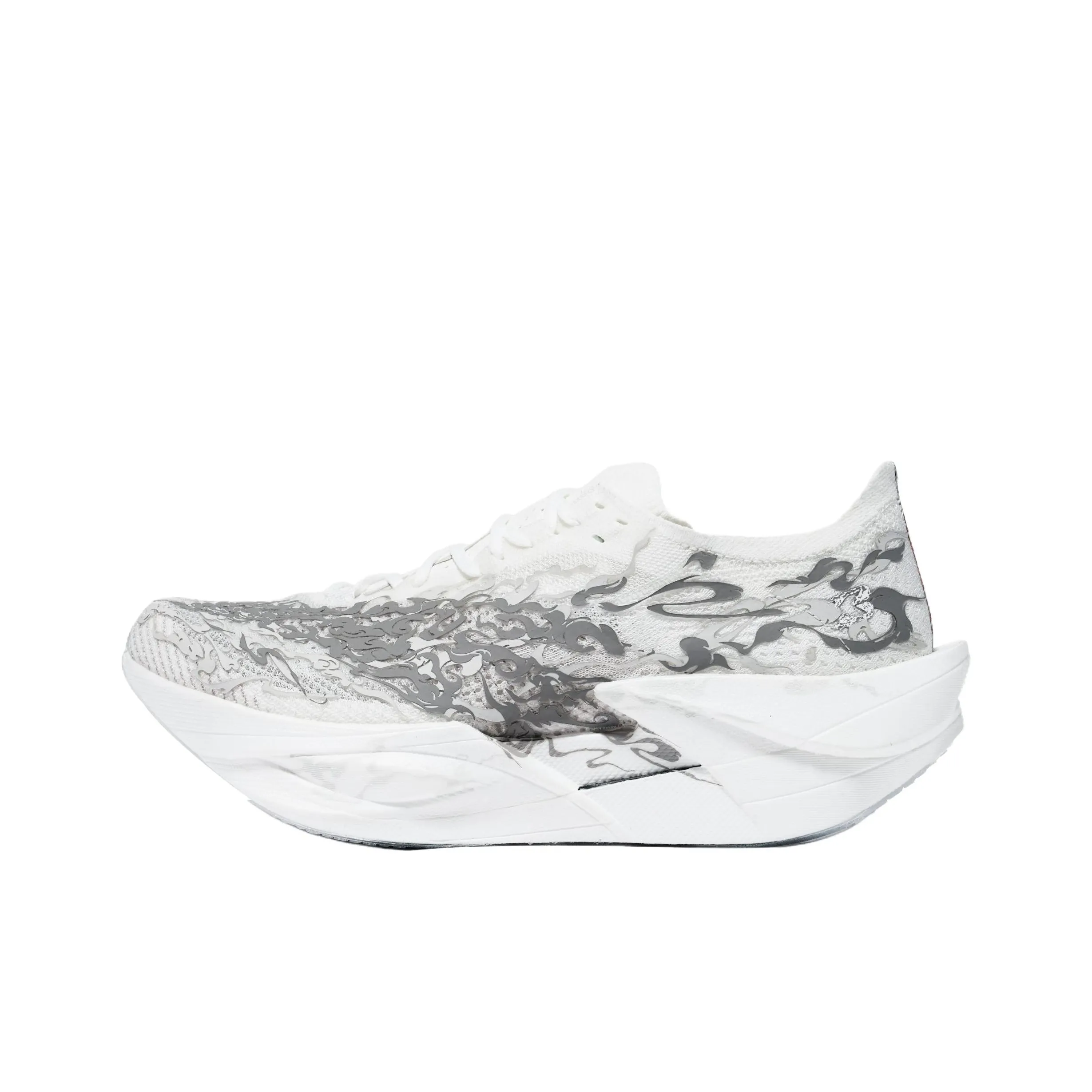 ANTA C202 6,0 PRO Slip Устойчивый к истиранию Низкий Топ Гоночные Беговые кроссовки Мужские Белые