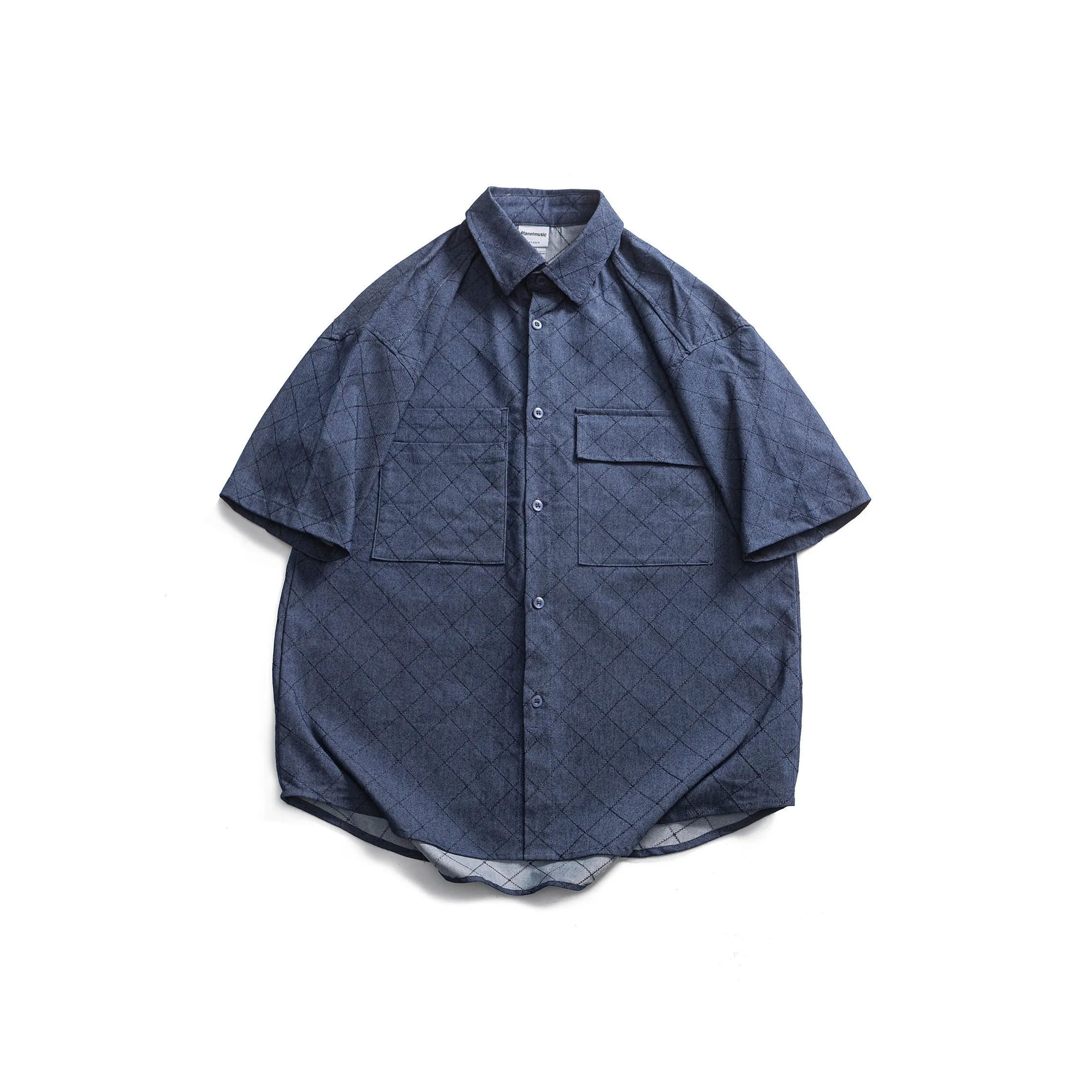 Seven Лето Дизайн Эстетический Рубашка Свободный крой Унисекс