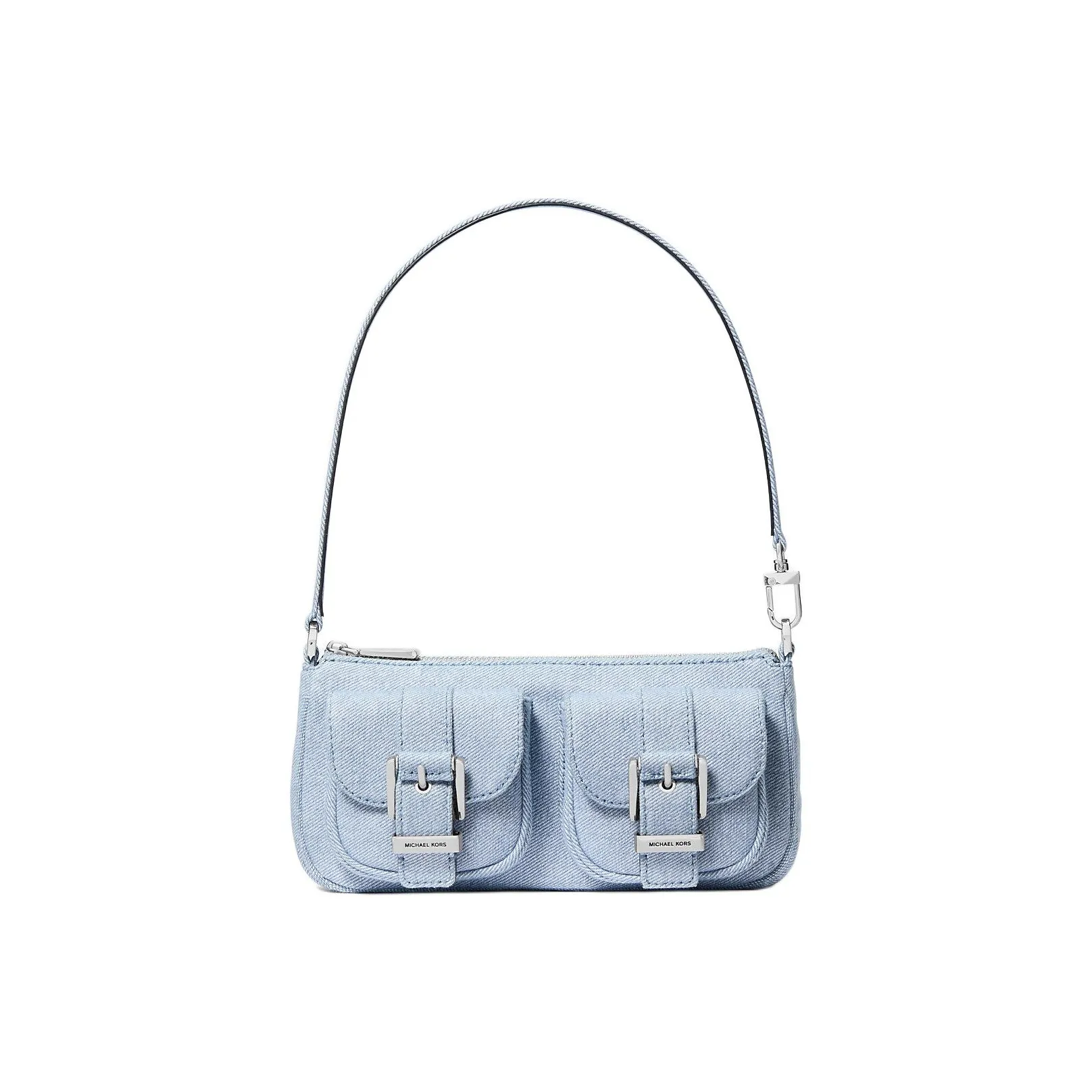 MICHAEL KORS Denim Shoulder Bag Small Size Women's Haze Blue