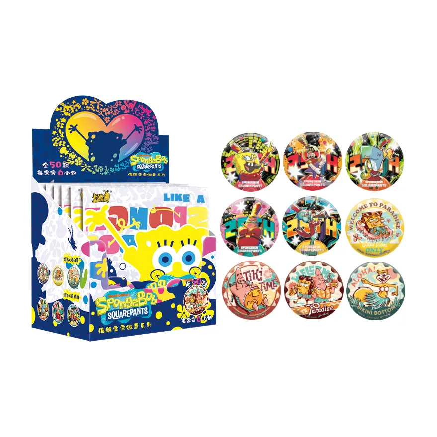 KAYOU Спонг Боб Патрик Звездный Мистер Крабс Сквидвард Второй Эластичные Значки