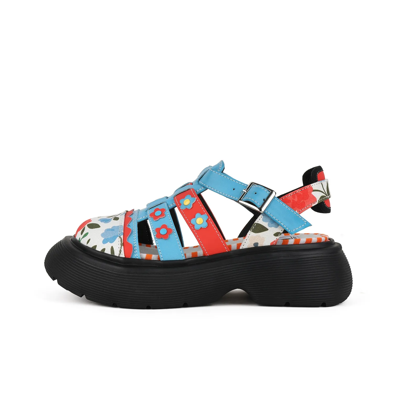 Сандалии Making A Rocket в римском стиле женские небесно-голубые