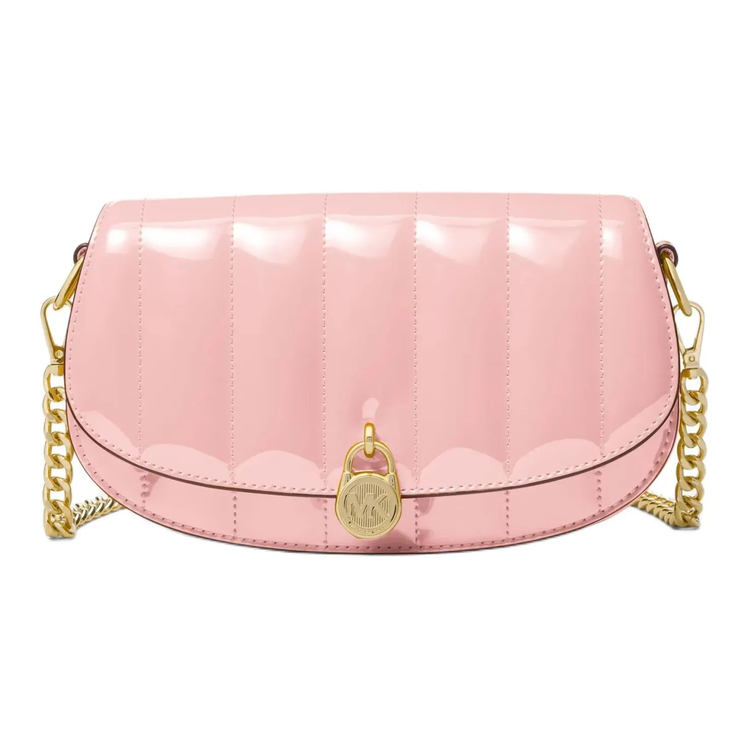 MICHAEL KORS Mila Artificial Leather Crossbody Bag Small Women's Light Pink