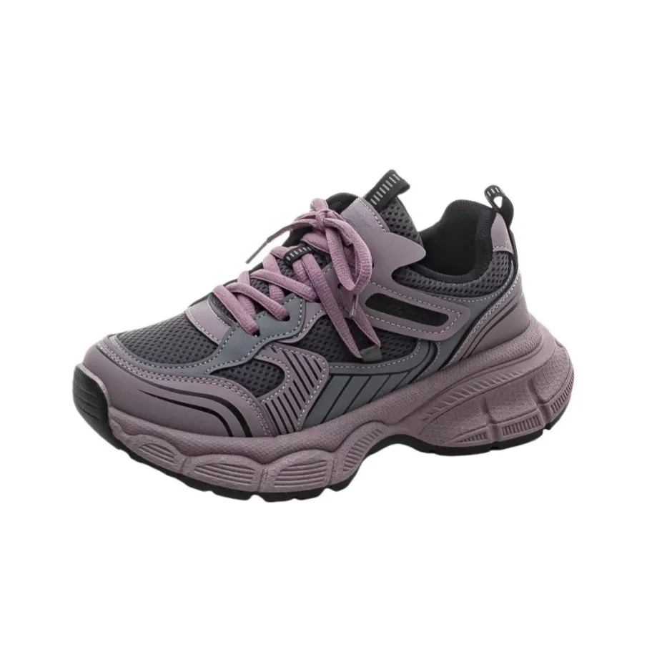 TAFN Низкий топ массивные кроссовки женские фиолетовые