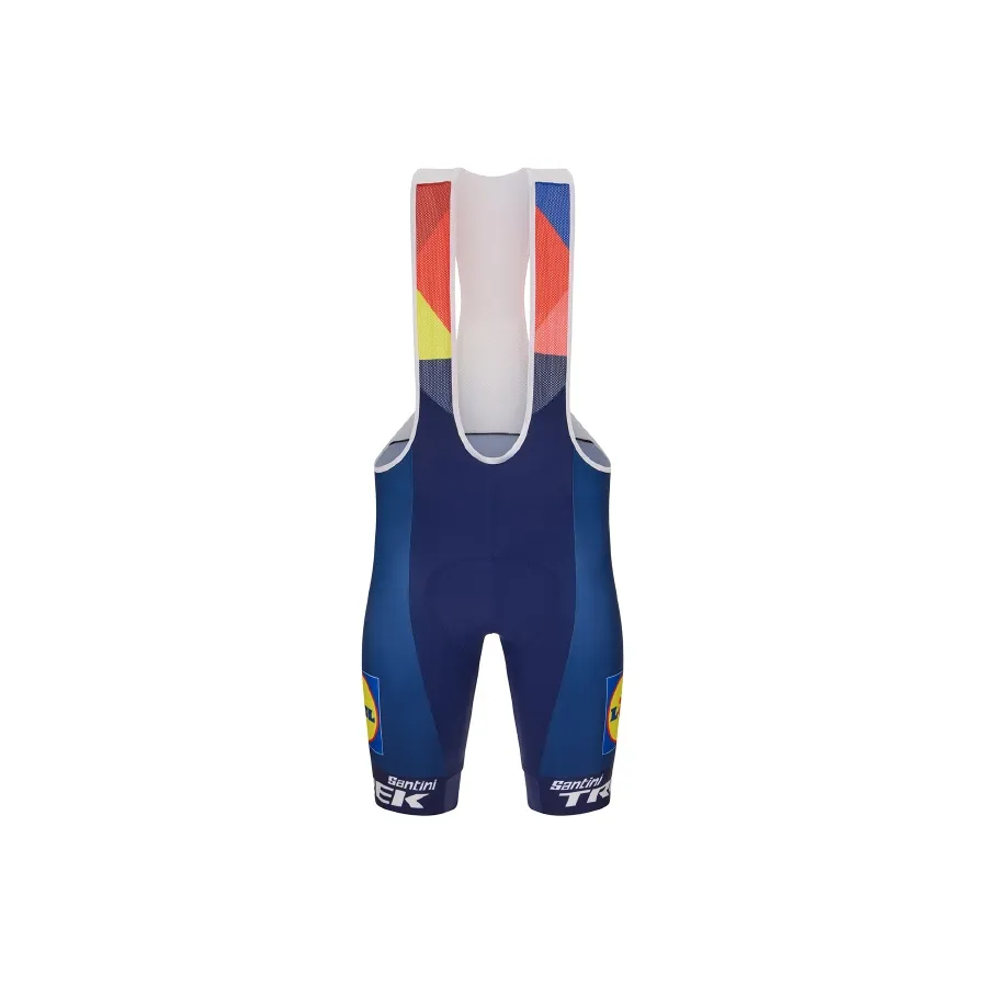 Trek Темно-синий/Желтый Мужские Велосипедные Штаны