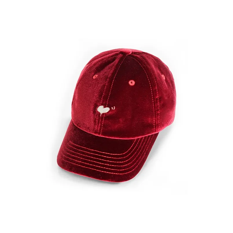 Ideeaideea Полиэстер Luxe Универсальный Лицо Рамка Маленькая Бейсболка Унисекс Бордовый