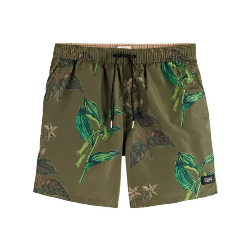 Scotch&Soda Армейский зеленый Мужские плавки