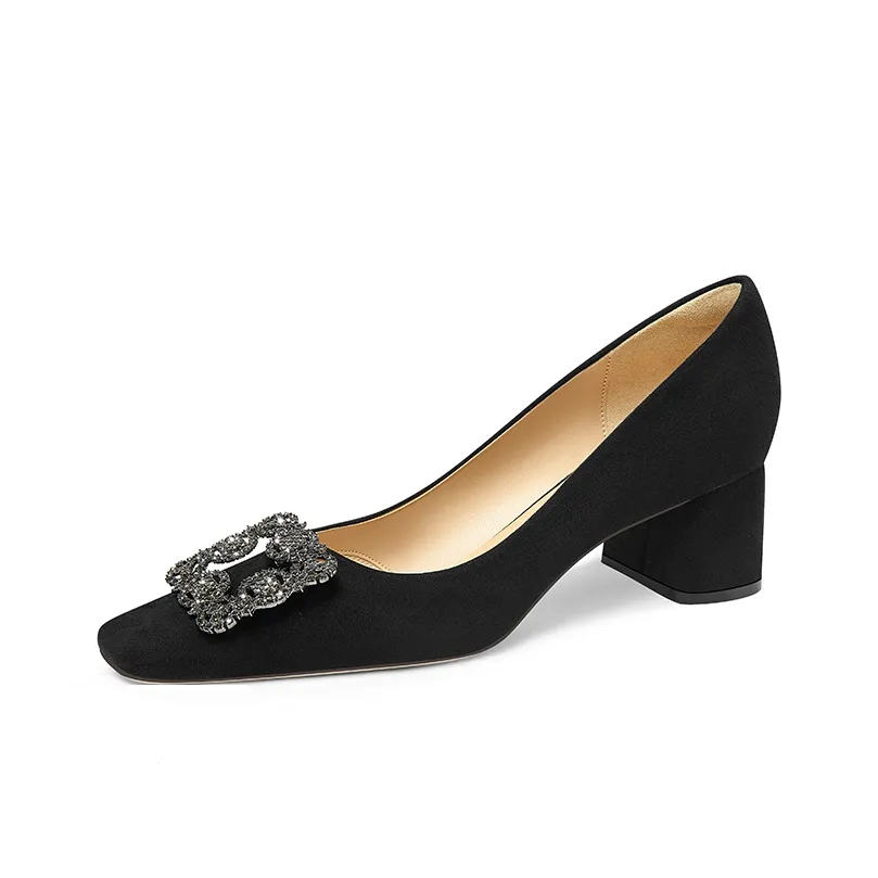 LOLY Грубый каблук Высокие каблуки Женские Черный