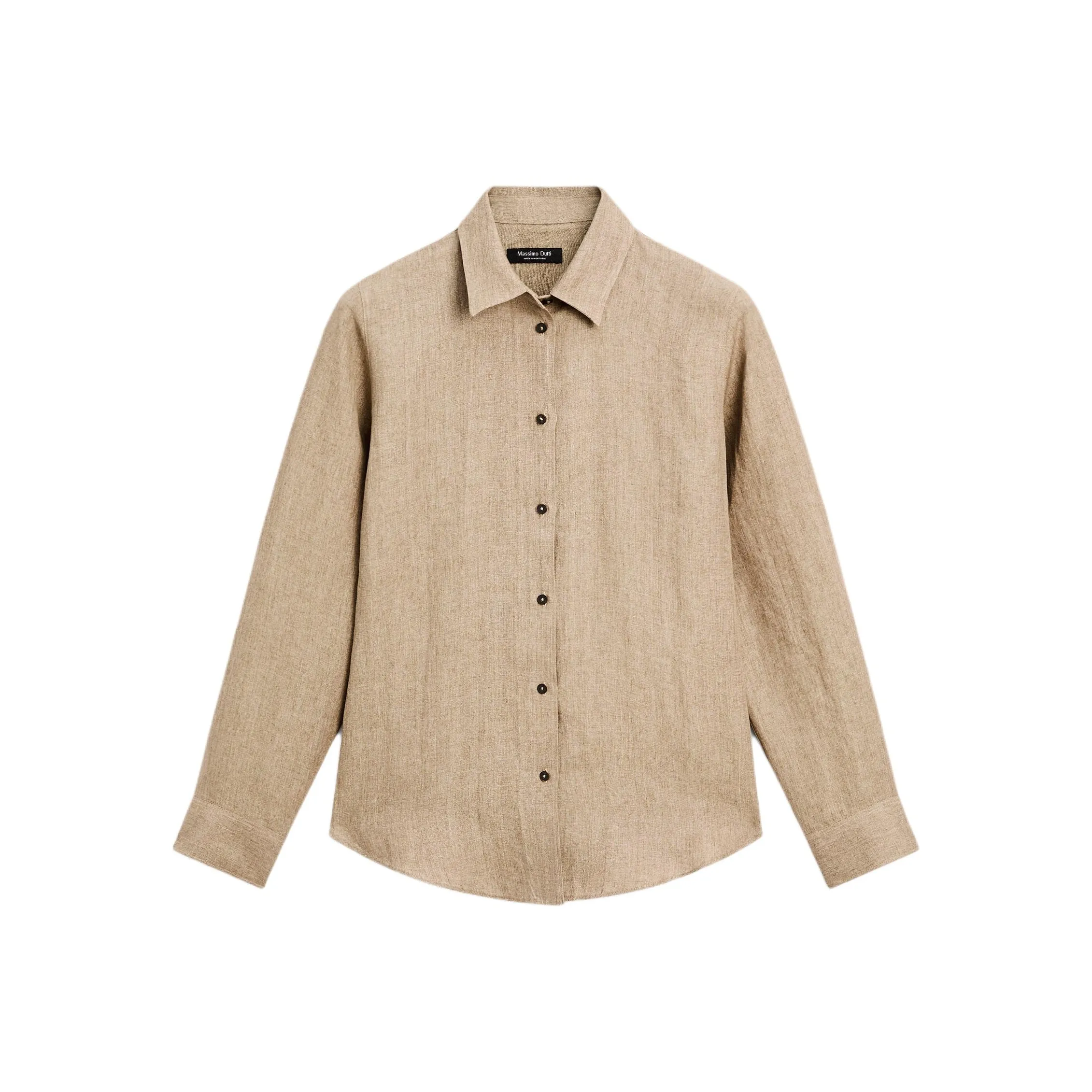 Massimo Dutti Burnt Желтый Женские Рубашки