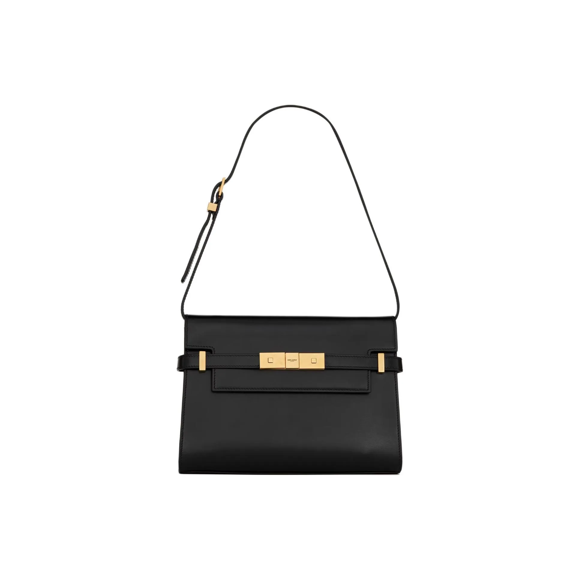 SAINT LAURENT Cow Leather Crossbody Bag, Shoulder Bag Women's Black