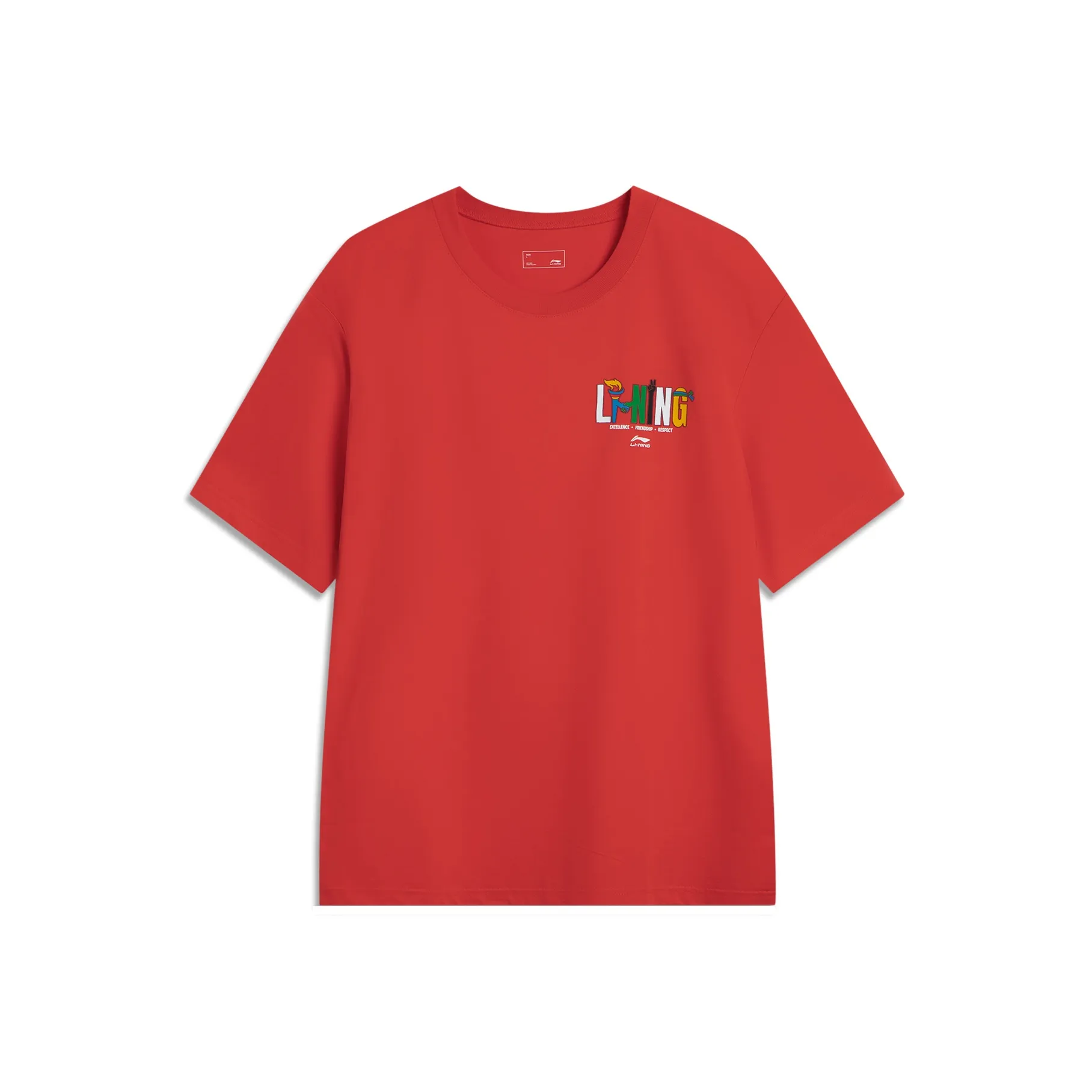 LINING Sports Life Collection Футболка Унисекс Яркий Неон