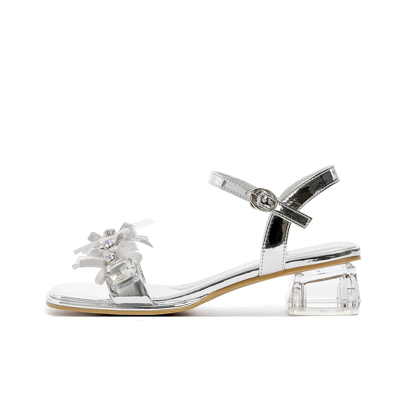 JOSINY One Ремень Сандалии Женские Серебряные