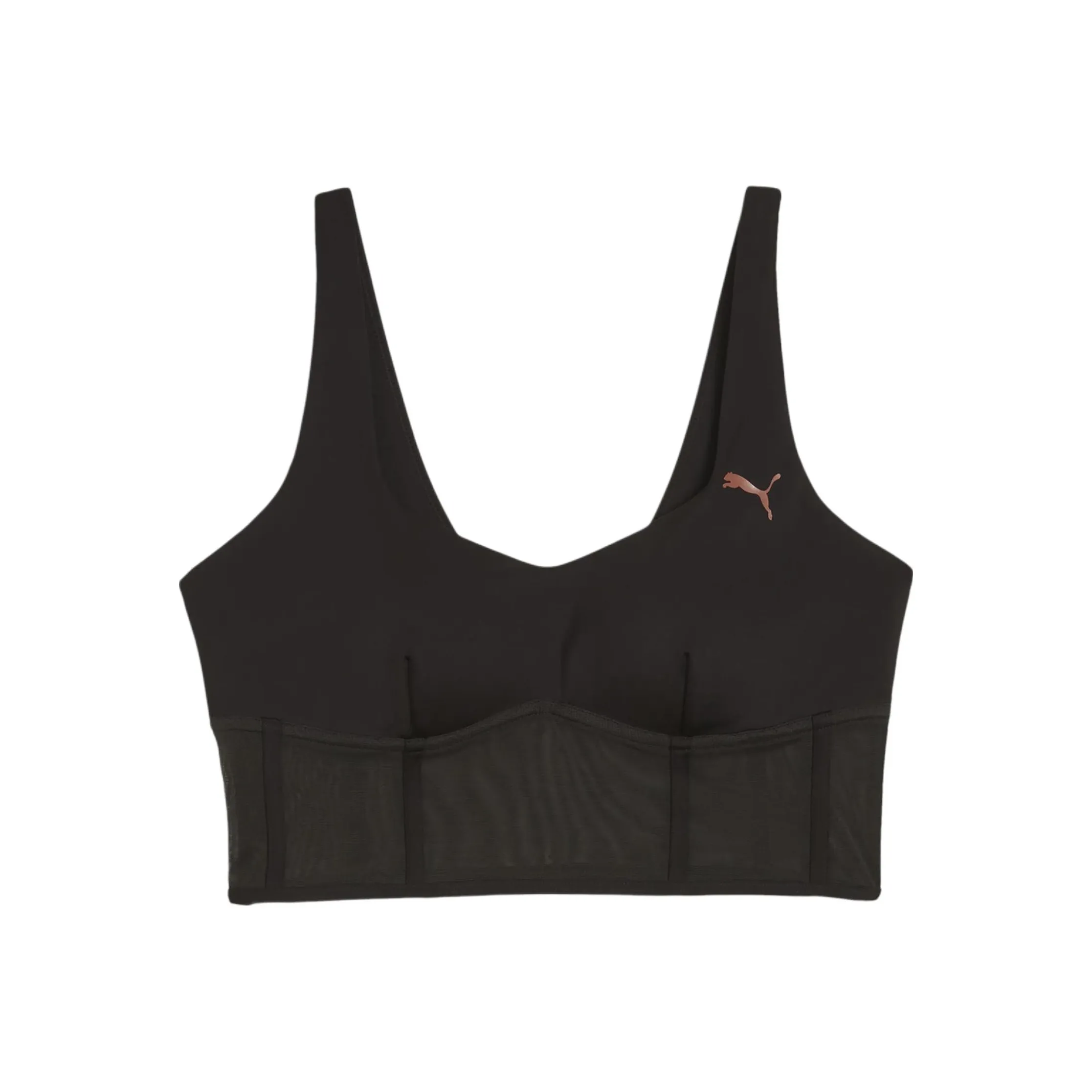 PUMA x PAMELA REIF Коллаборация Топ CORSET Спортивное белье Женские Черный