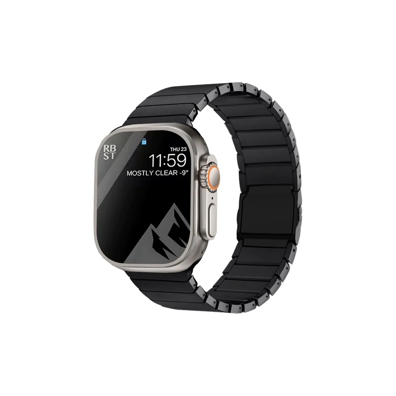 MUZHITIANKONG Ремень Apple Совместимость Металл