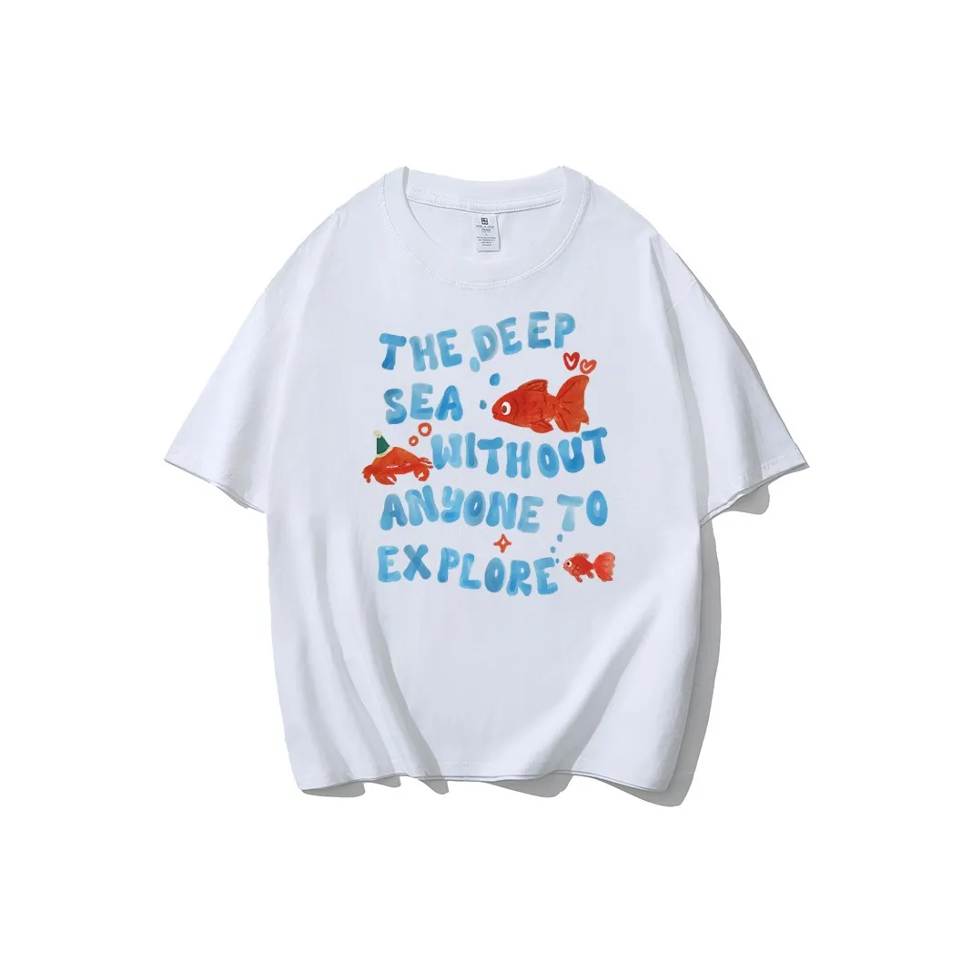 ZHIXUGEDIAO Женские футболки с коротким рукавом