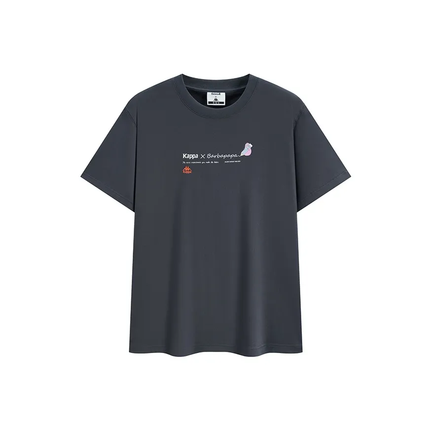 KAPPA T Рубашка Унисекс Без рисунка Чистый Серый