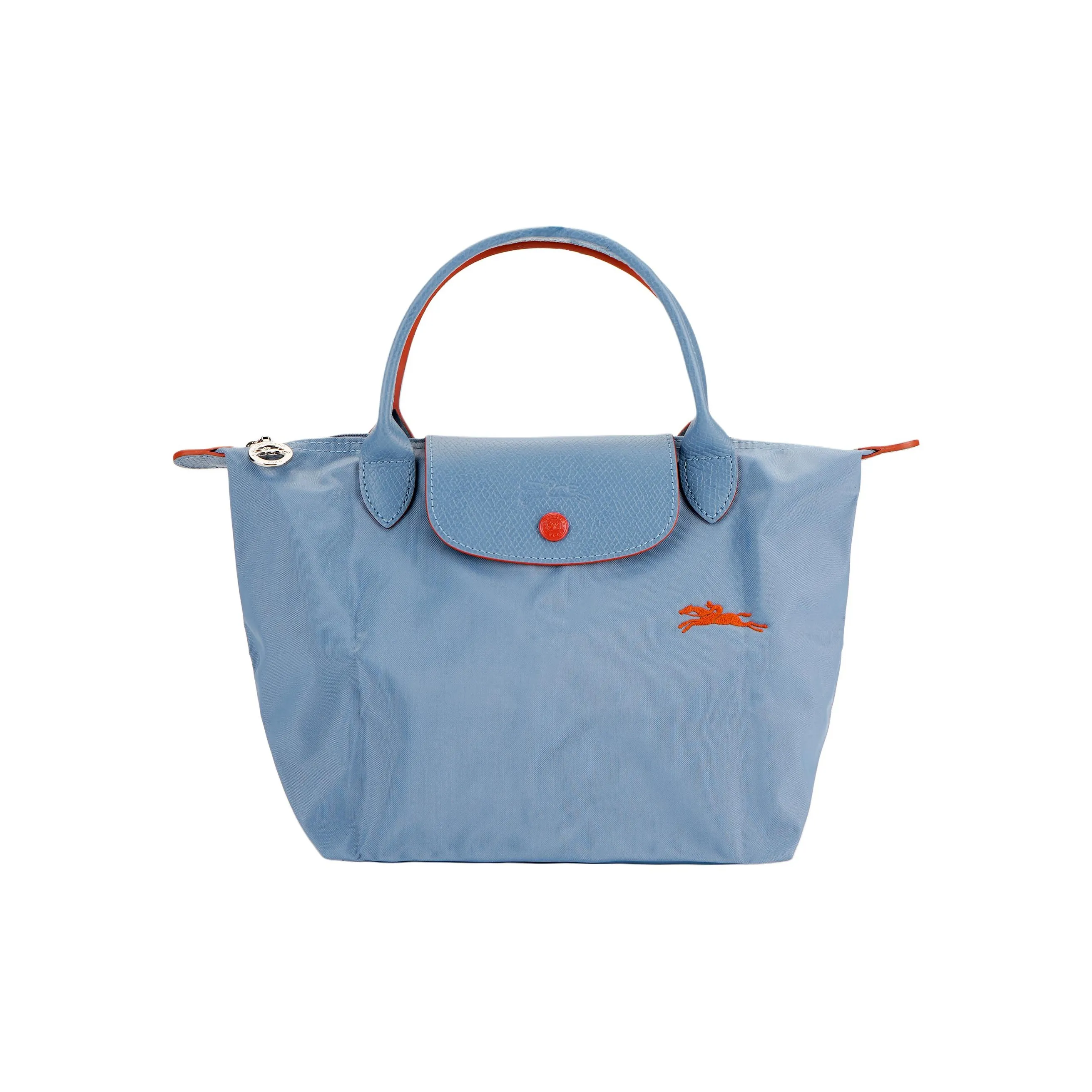 LONGCHAMP Le Pliage Club Nylon Fabric Shoulder Bag, Crossbody Bag, Handbag Small Size Women's Mist Blue