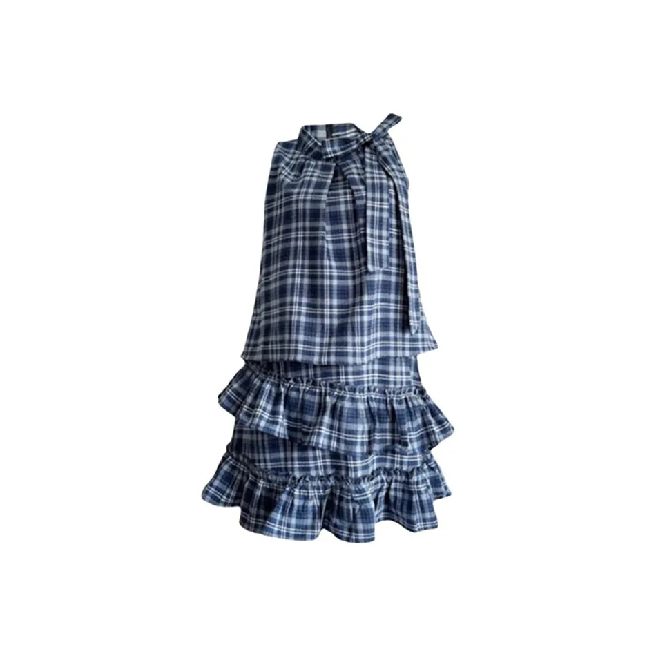 AHDO Королевский синий Женские Платья без рукавов