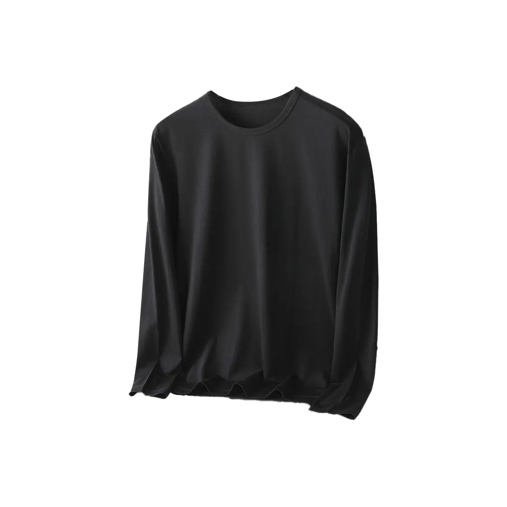 YIWEN Длинный рукав Т-рубашка Мужская