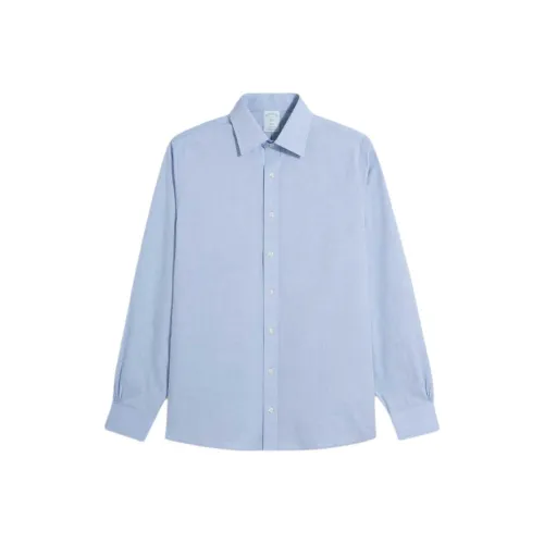 Brooks Brothers Светло-синие Мужские Рубашки