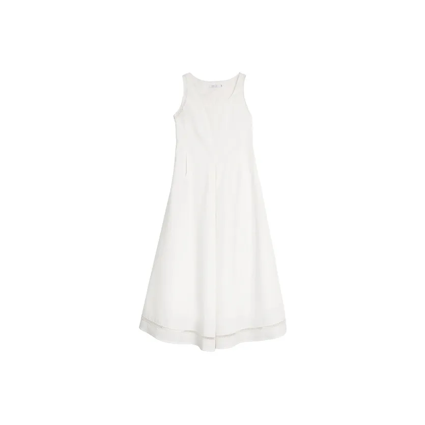 Elle Белые Женские Платья без рукавов