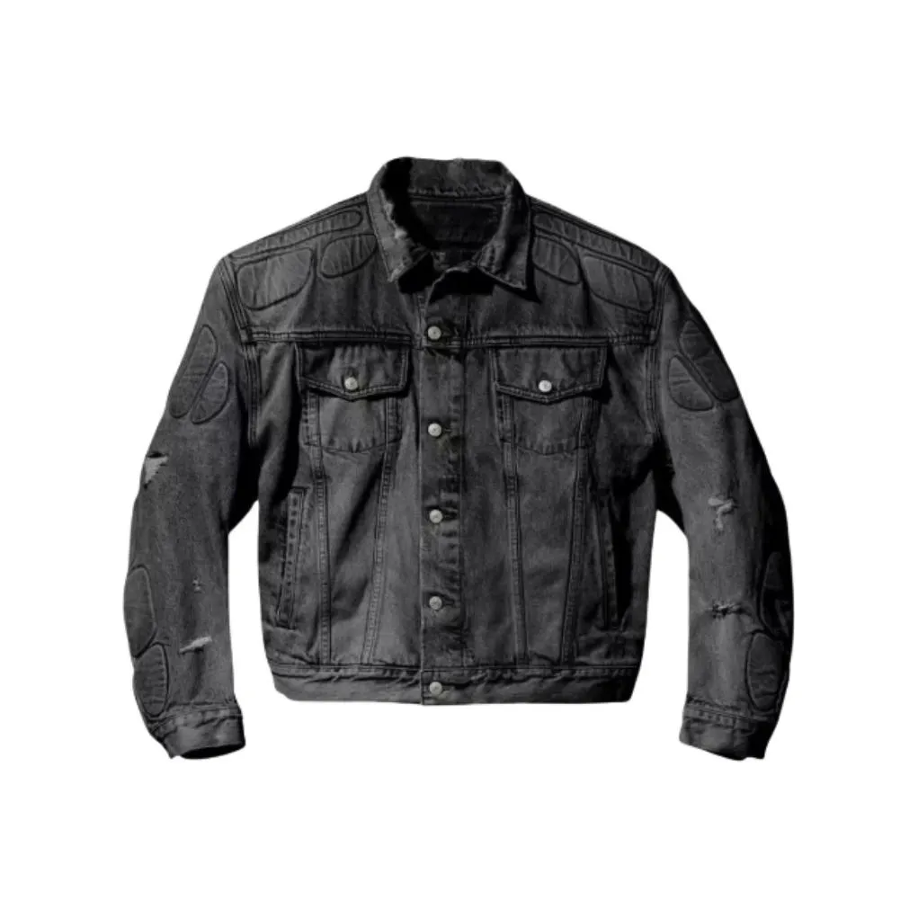 YEEZY x Gap x Balenciaga Джинсовая куртка Мужская стертый серый